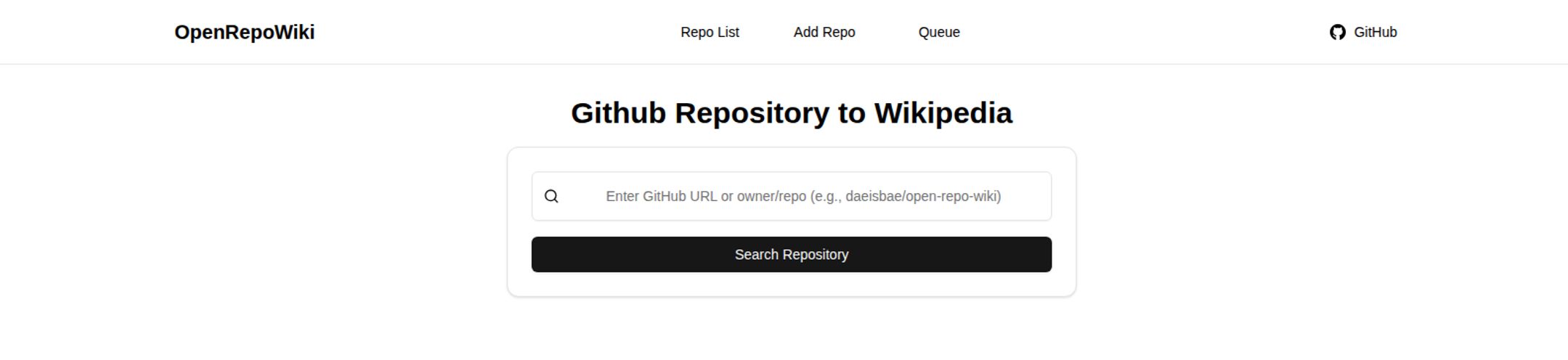 OpenRepoWiki