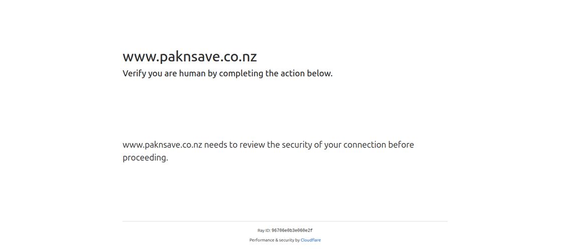 PAK'nSAVE Savey Meal-Bot