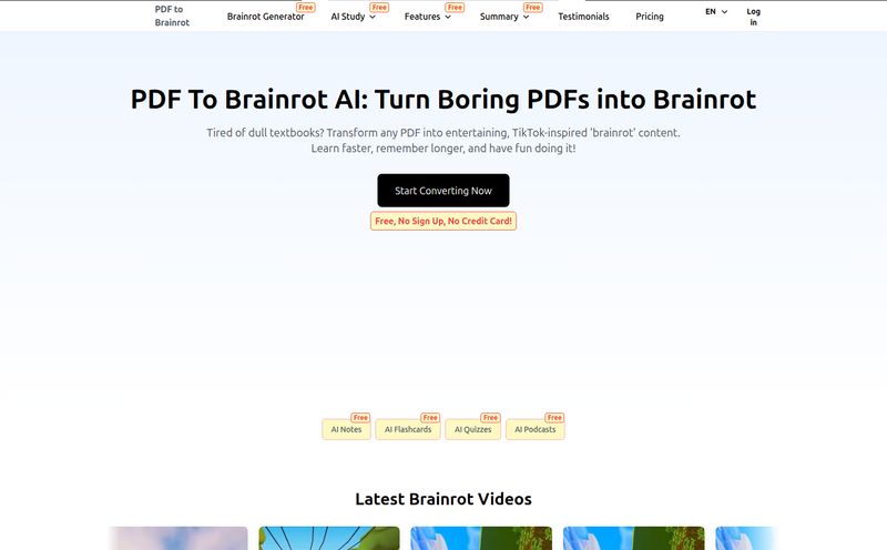 PDF To Brainrot