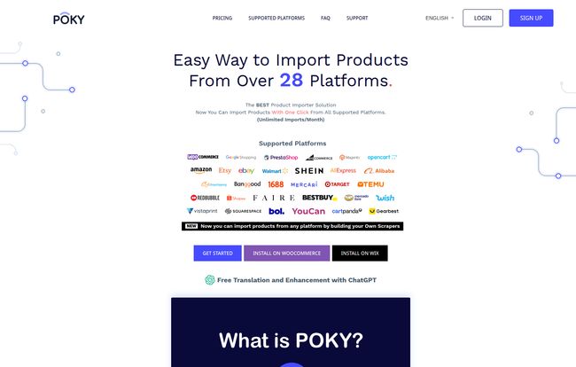 POKY - Product Importer