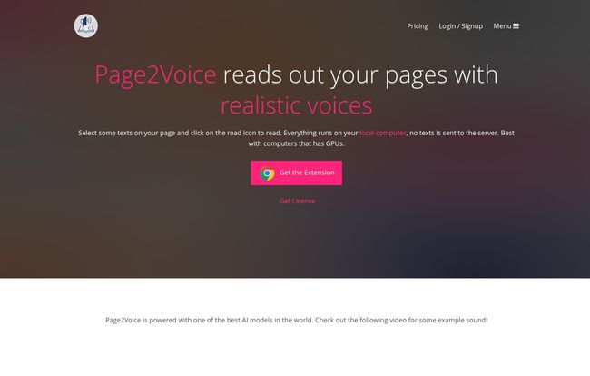 Page2Voice
