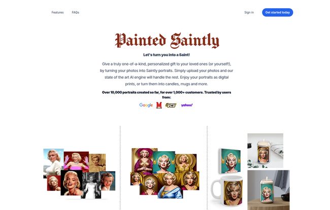 Painted Saintly