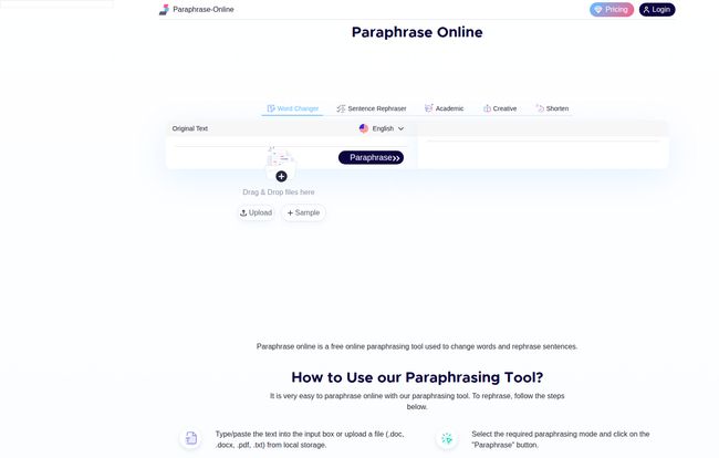 Paraphrase Online