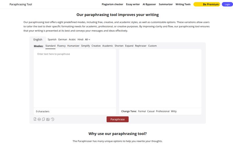 Paraphrasing Tool