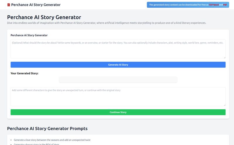 Perchance AI Story Generator