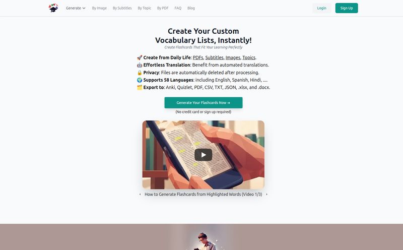 Personalized Vocab Flashcards