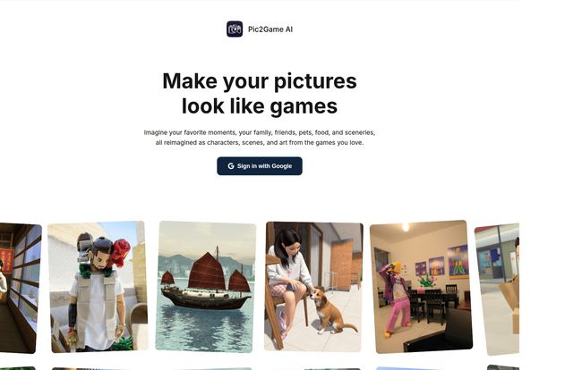 Pic2Game AI