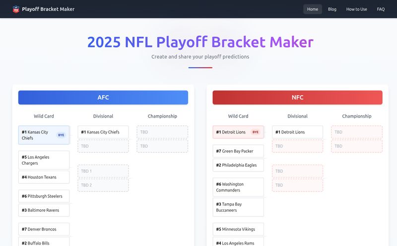 Playoff Bracket Maker