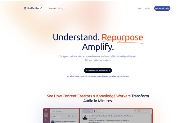 PodScribe.IO