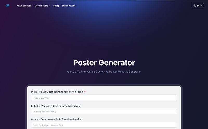 Poster Generator