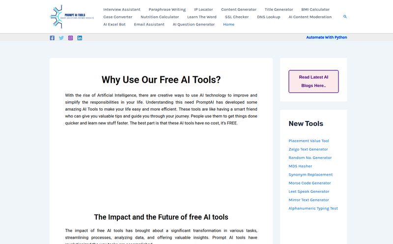 Prompt AI Tools