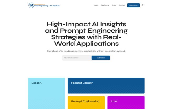 Prompt Engineering Institute