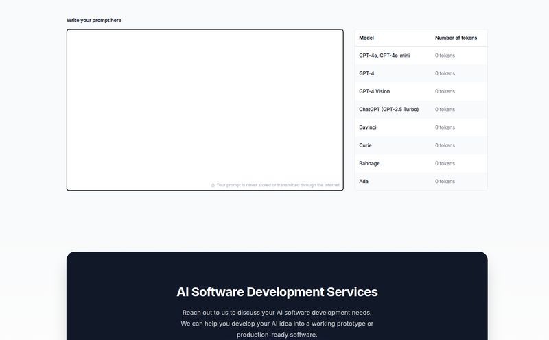 Prompt Token Counter for OpenAI Models