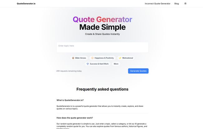 QuoteGenerator.io