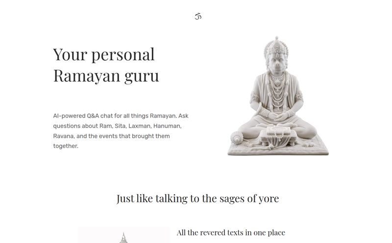 Ramayana meets AI