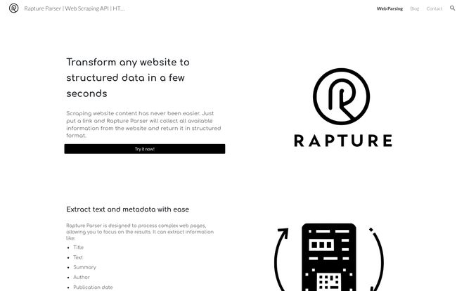 Rapture Parser