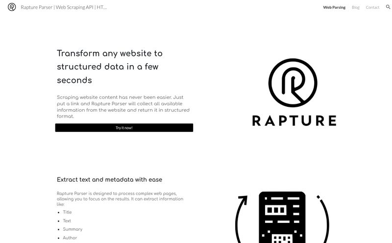 Rapture Parser