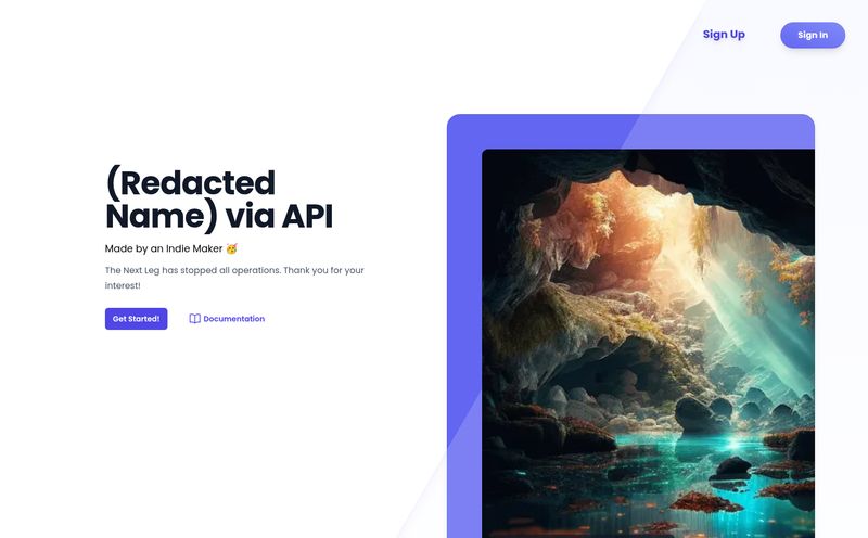 (Redacted Name) API by The Next Leg