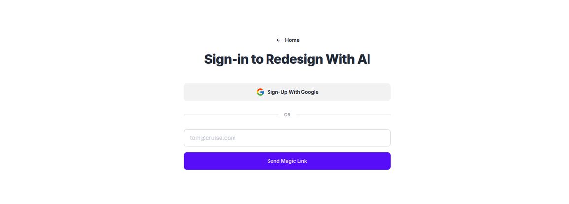 Redesign With AI