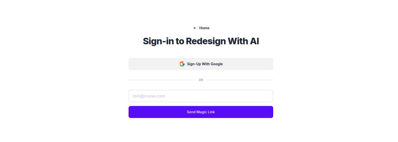 Redesign With AI