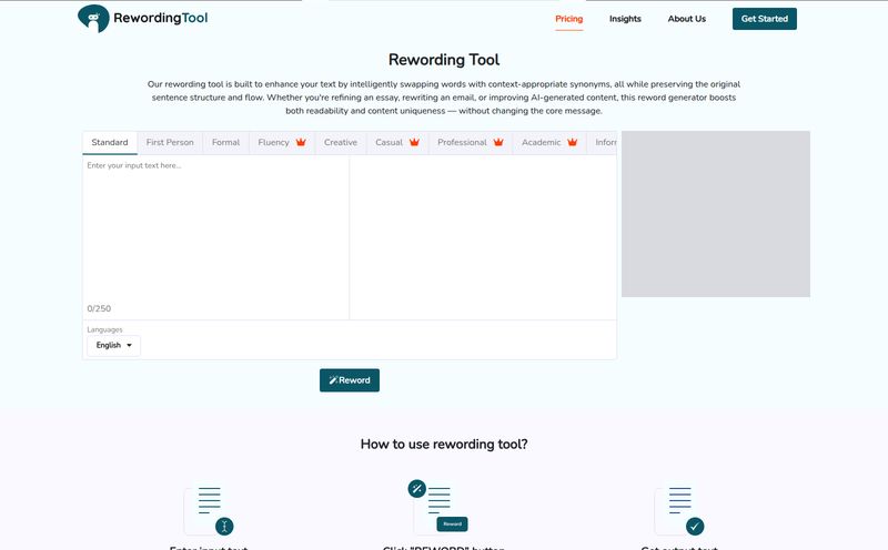 Rewording Tool