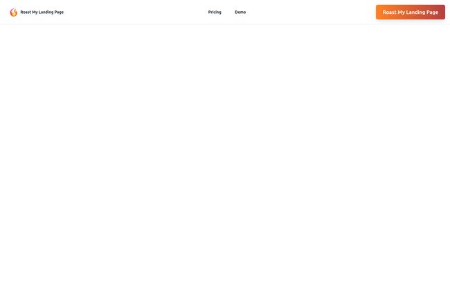 Roast My Landing Page