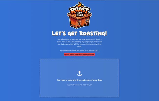 Roast Your Desk