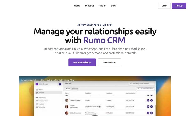 Rumo Personal CRM
