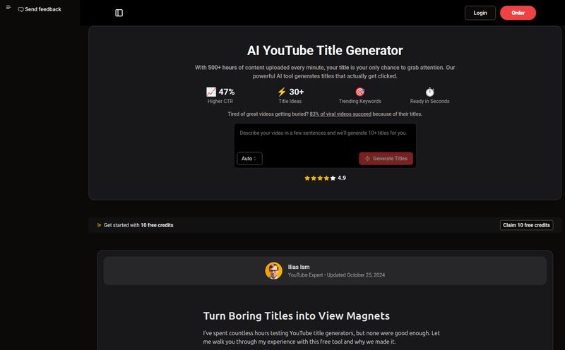 SEO Roast YouTube Title Maker
