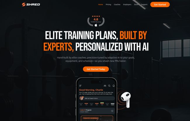 SHRED: Home & Gym Workouts App