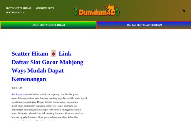 Scatter Hitam