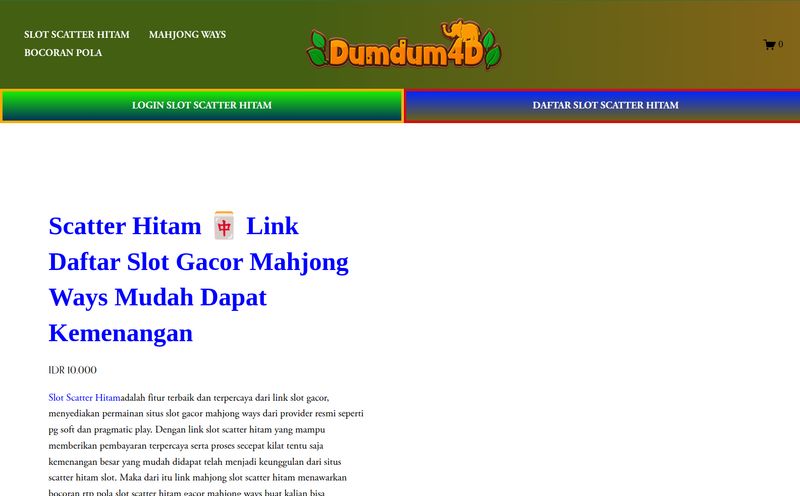 Scatter Hitam
