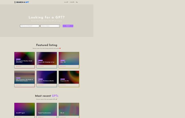 Search a GPT