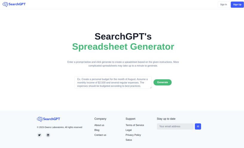 SearchGPT