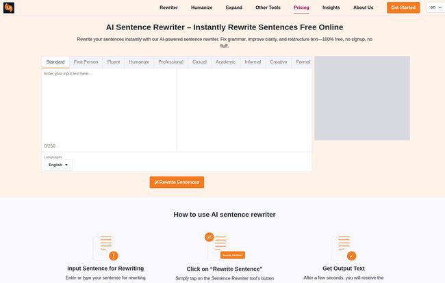 Sentence Rewriter