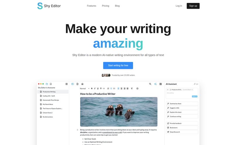 Shy Editor