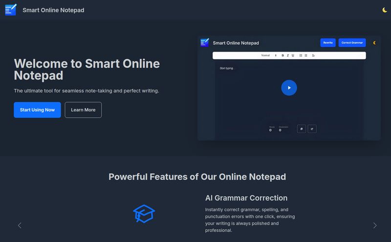 Smart Online Notepad