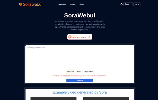 SoraWebui