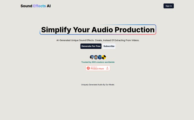Sound Effects AI