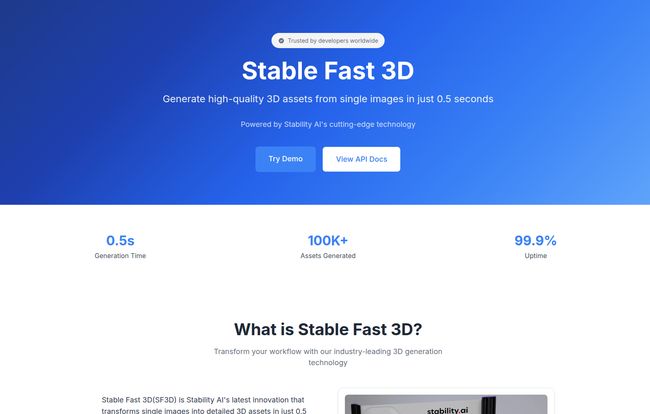 Stable Fast 3D