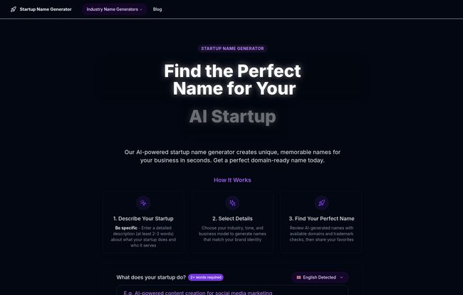 Startup Name Generator