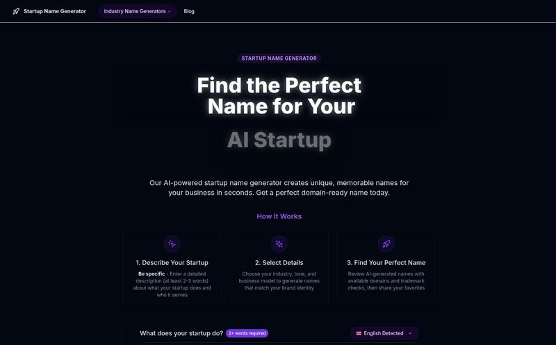 Startup Name Generator
