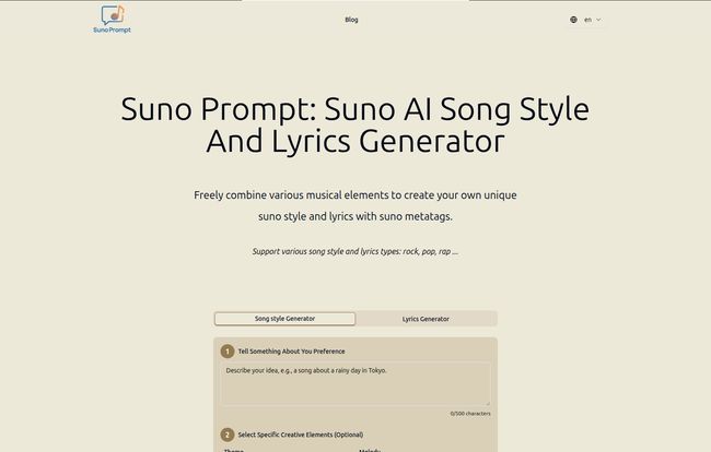 Suno Prompt