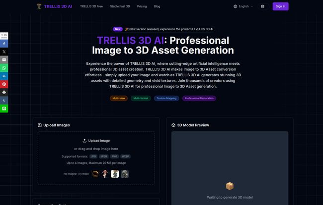 TRELLIS 3D AI