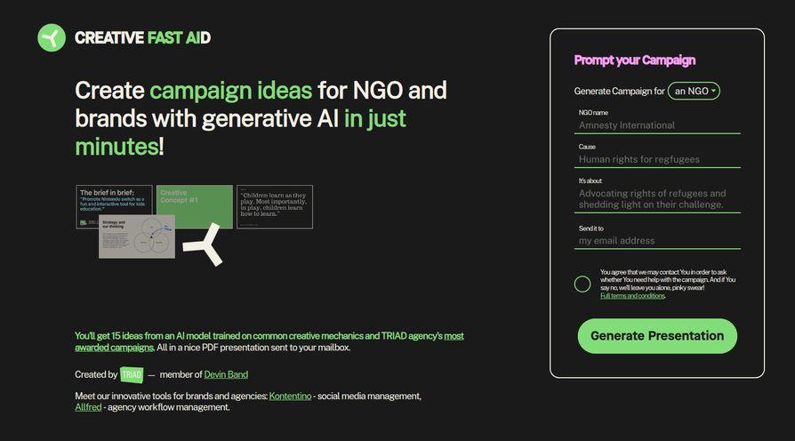TRIAD Creative Fast AID