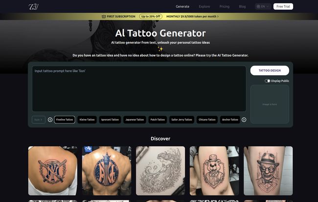 Tattoo AI Design