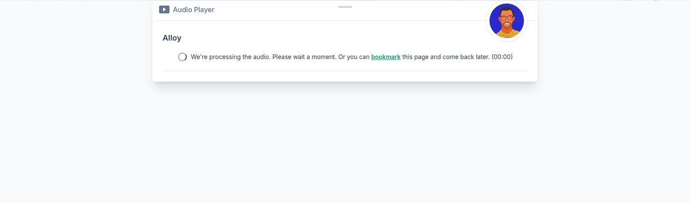 Text To Speech OpenAI