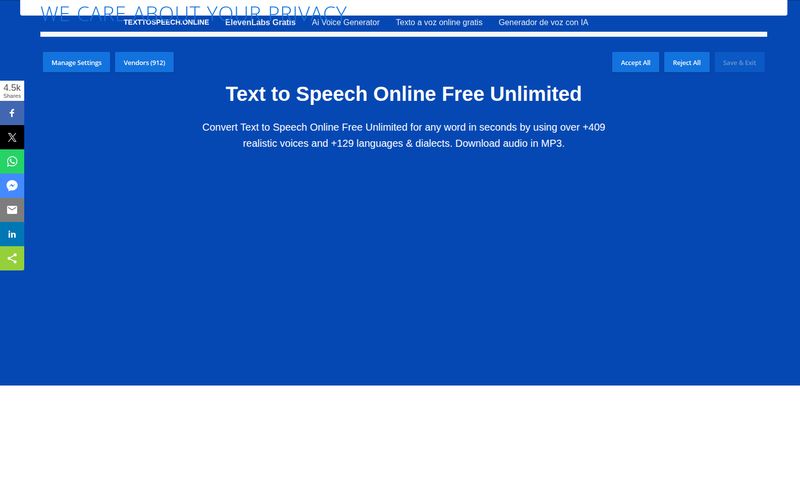 Text to Speech Online