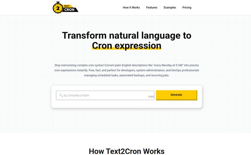 Text2Cron