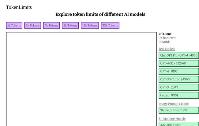 TokenLimits